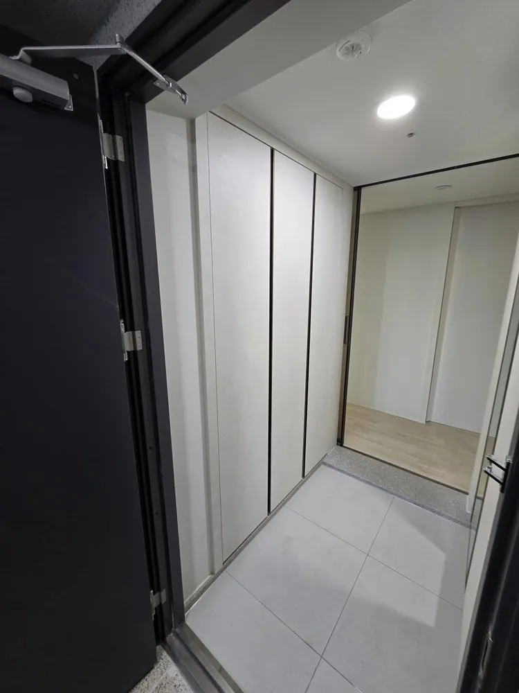 가운데 오픈형 신발장 경기 하남시 시공 후
